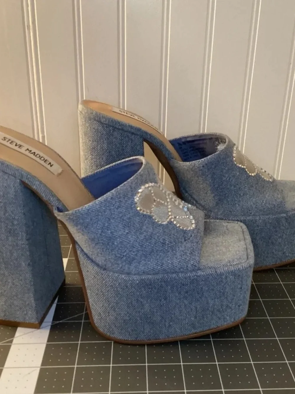 Steve Madden Trixie Denim Size 9
